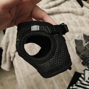 Bark Black Mesh Pet Harness XXS